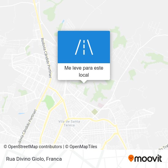 Rua Divino Giolo mapa