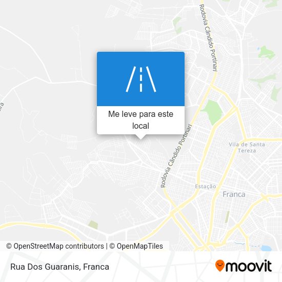 Rua Dos Guaranis mapa