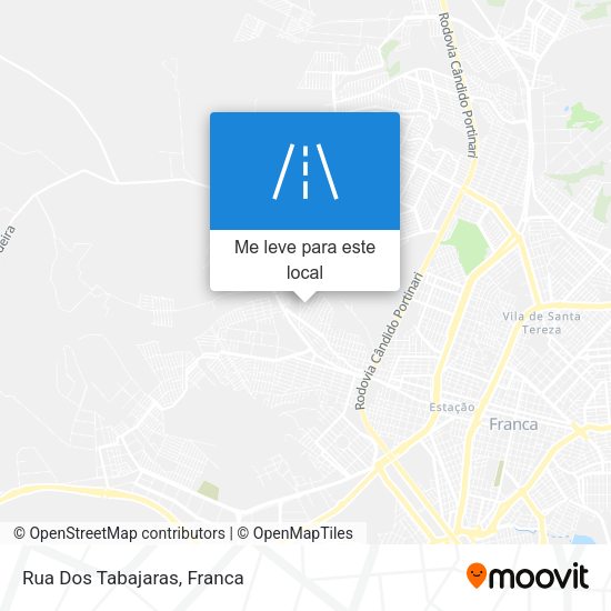 Rua Dos Tabajaras mapa