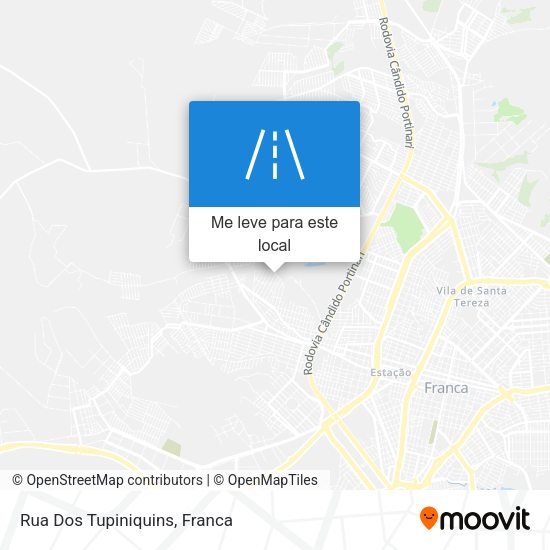 Rua Dos Tupiniquins mapa