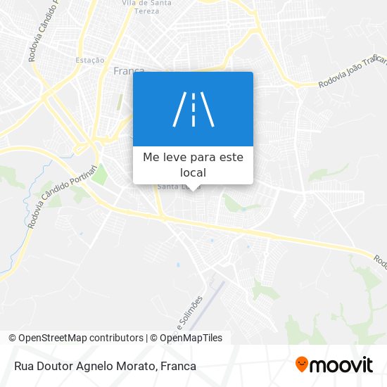 Rua Doutor Agnelo Morato mapa