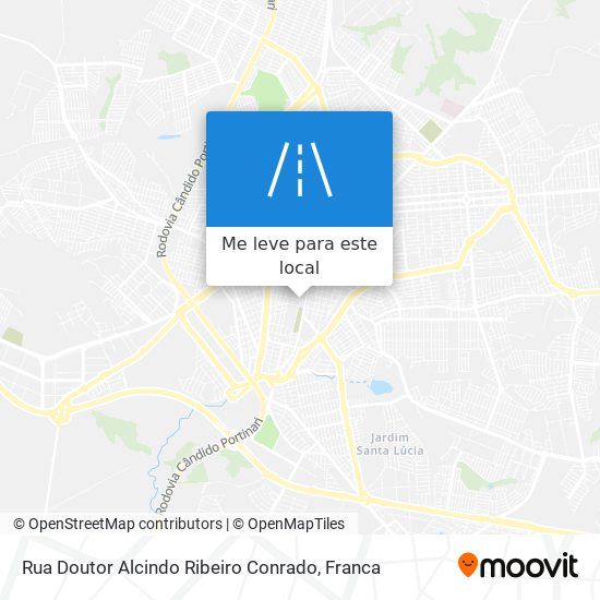 Rua Doutor Alcindo Ribeiro Conrado mapa