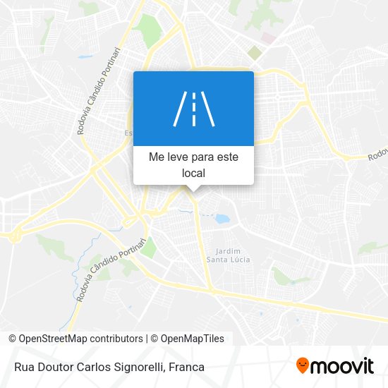 Rua Doutor Carlos Signorelli mapa