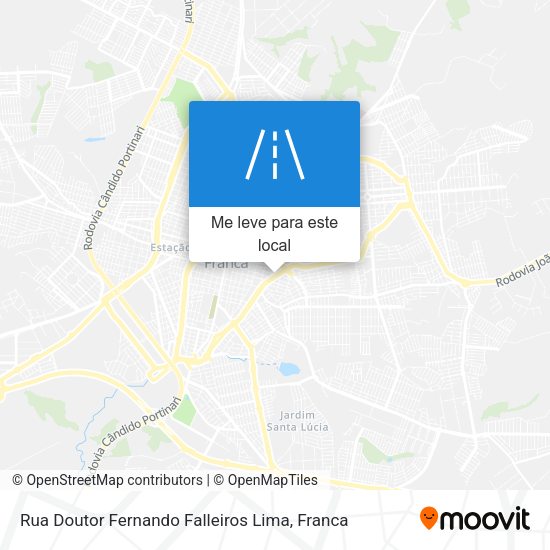 Rua Doutor Fernando Falleiros Lima mapa
