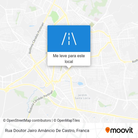 Rua Doutor Jairo Amâncio De Castro mapa