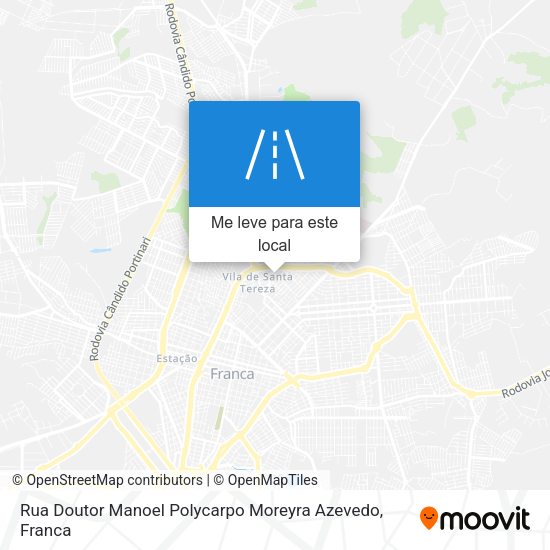 Rua Doutor Manoel Polycarpo Moreyra Azevedo mapa