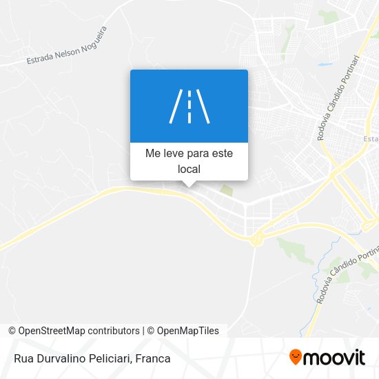 Rua Durvalino Peliciari mapa
