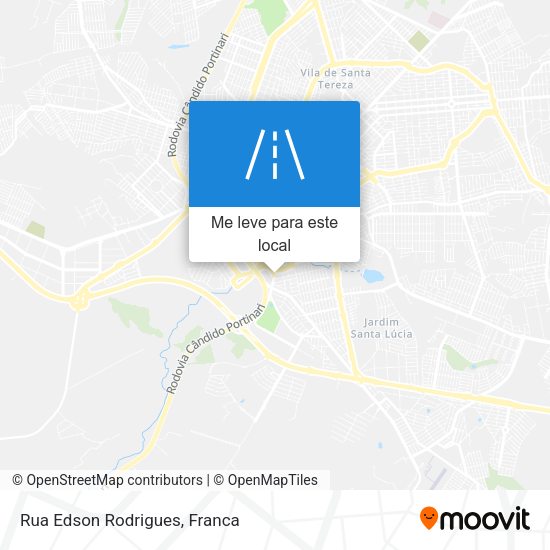 Rua Edson Rodrigues mapa