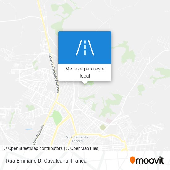 Rua Emiliano Di Cavalcanti mapa