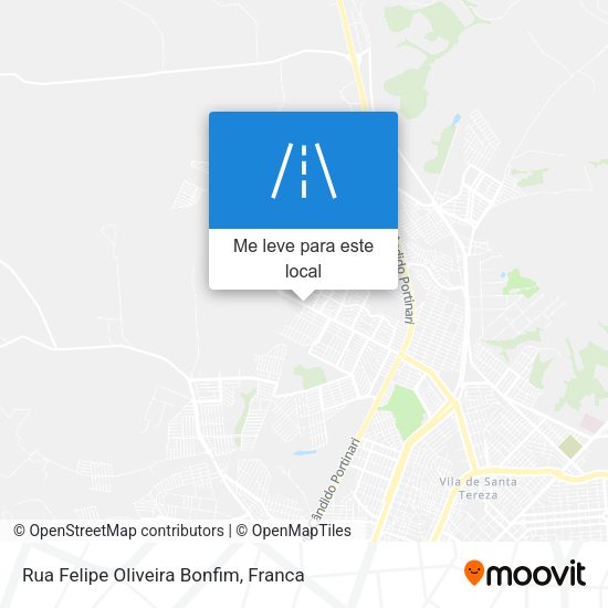 Rua Felipe Oliveira Bonfim mapa