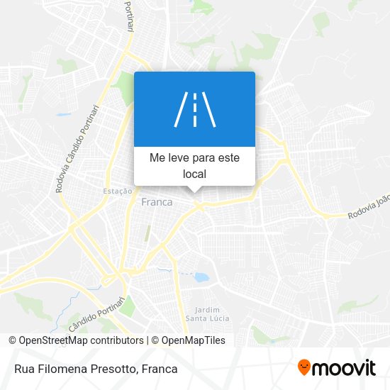 Rua Filomena Presotto mapa