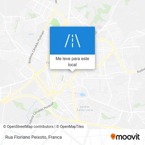 Rua Floriano Peixoto mapa