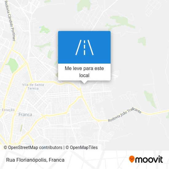 Rua Florianópolis mapa