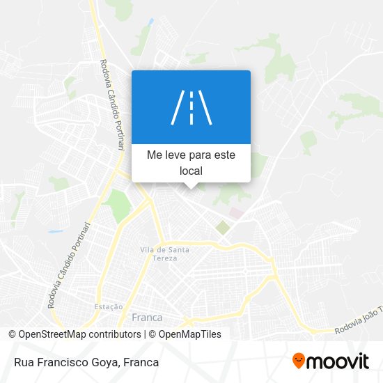 Rua Francisco Goya mapa