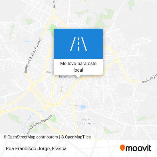 Rua Francisco Jorge mapa
