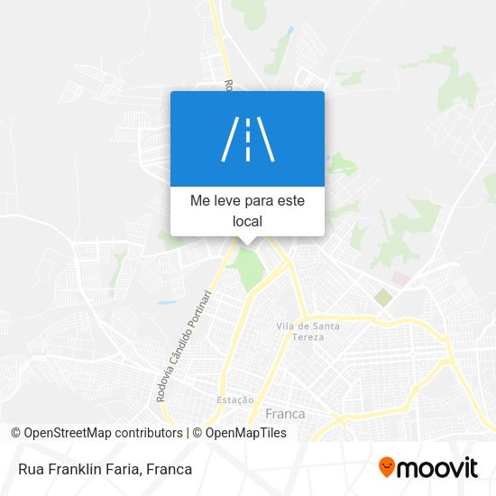 Rua Franklin Faria mapa