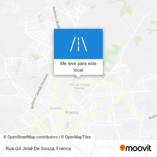Rua Gil José De Souza mapa