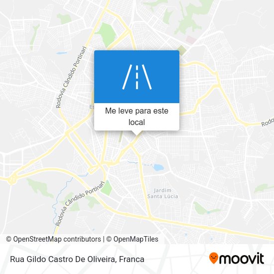 Rua Gildo Castro De Oliveira mapa