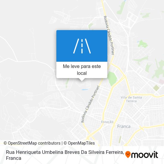 Rua Henriqueta Umbelina Breves Da Silveira Ferreira mapa