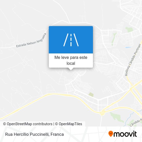 Rua Hercílio Puccinelli mapa