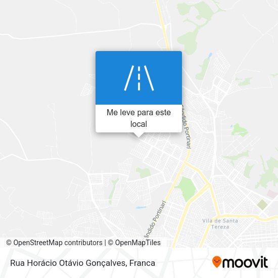 Rua Horácio Otávio Gonçalves mapa
