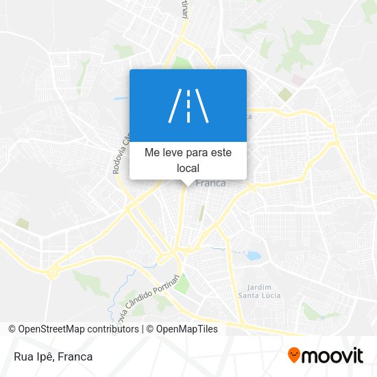Rua Ipê mapa
