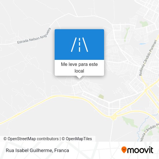 Rua Isabel Guilherme mapa