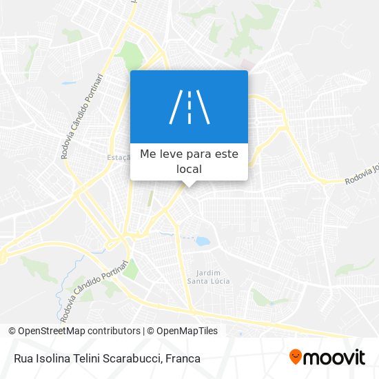 Rua Isolina Telini Scarabucci mapa