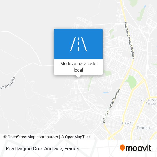 Rua Itargino Cruz Andrade mapa