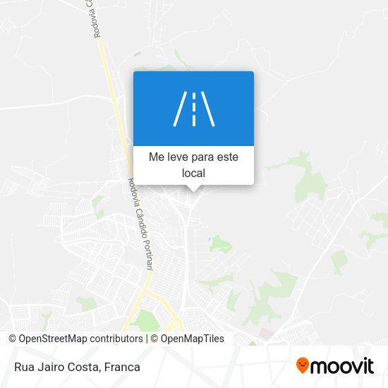 Rua Jairo Costa mapa