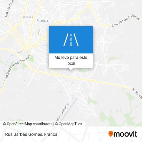 Rua Jarbas Gomes mapa