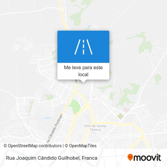 Rua Joaquim Cândido Guilhobel mapa