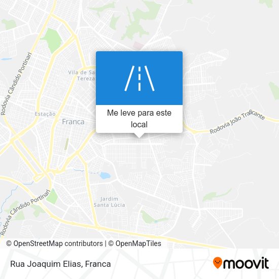 Rua Joaquim Elias mapa