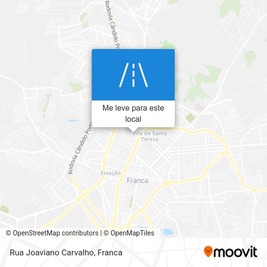 Rua Joaviano Carvalho mapa