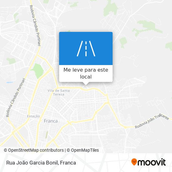 Rua João Garcia Bonil mapa