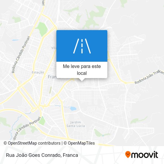 Rua João Goes Conrado mapa