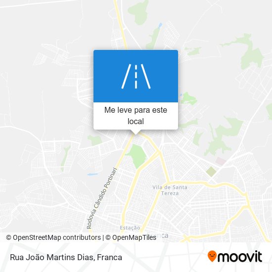 Rua João Martins Dias mapa