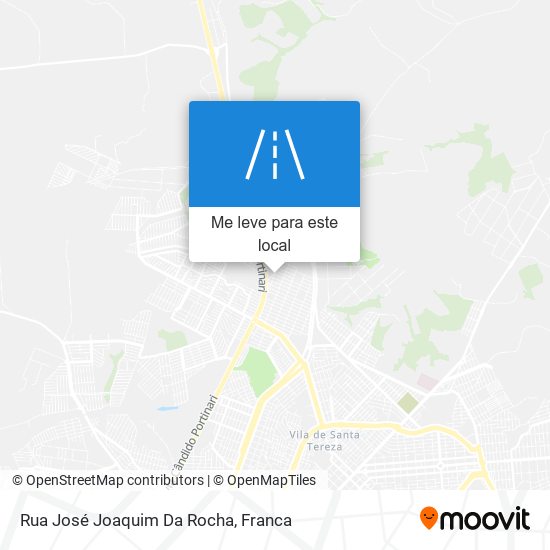 Rua José Joaquim Da Rocha mapa