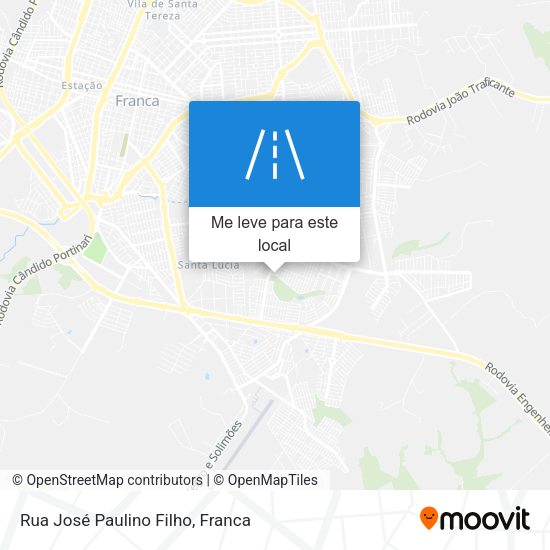 Rua José Paulino Filho mapa