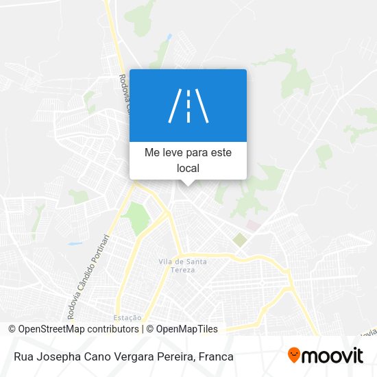 Rua Josepha Cano Vergara Pereira mapa