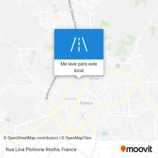 Rua Lina Pichione Rocha mapa