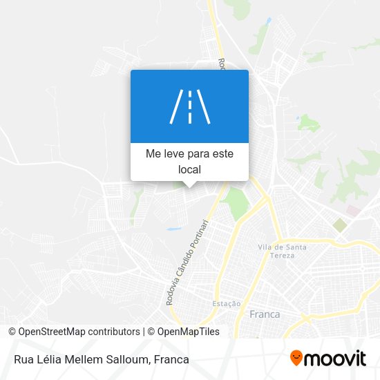 Rua Lélia Mellem Salloum mapa