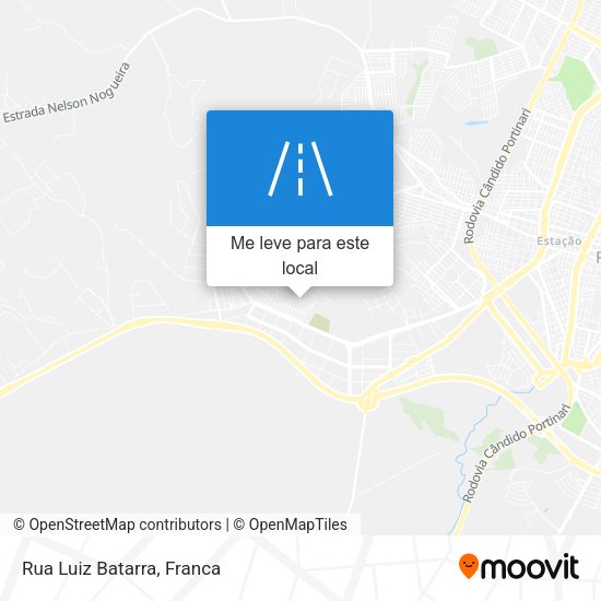 Rua Luiz Batarra mapa