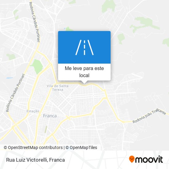 Rua Luiz Victorelli mapa