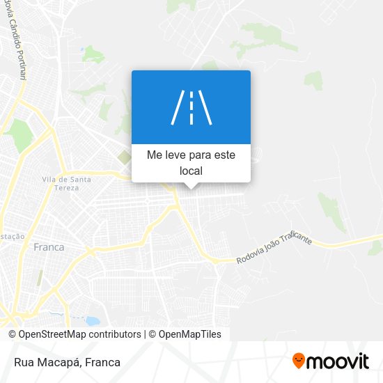 Rua Macapá mapa
