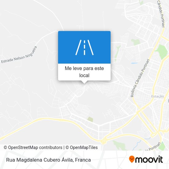 Rua Magdalena Cubero Ávila mapa