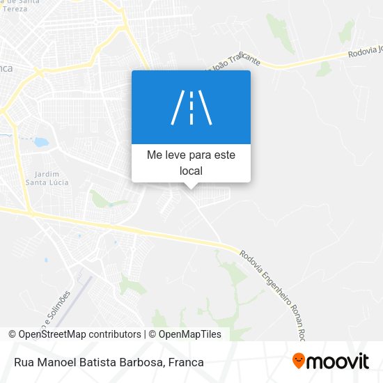 Rua Manoel Batista Barbosa mapa