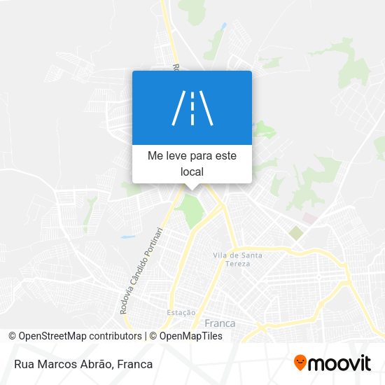 Rua Marcos Abrão mapa