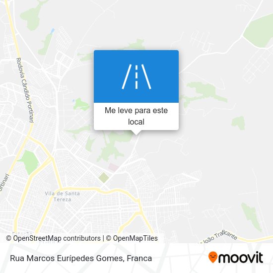 Rua Marcos Eurípedes Gomes mapa