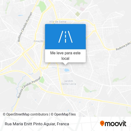 Rua Maria Enitt Pinto Aguiar mapa